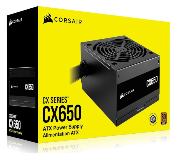 CORSAIR CX650 650W 80+ BRONZE N.MODULAR ATX EU CP-9020278-EU - 1216567 - zdjęcie 7